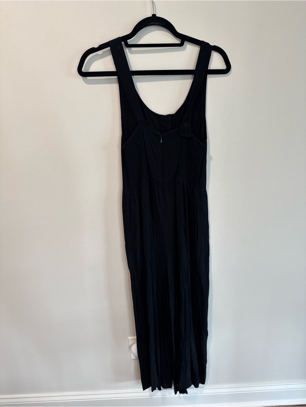 Madewell Black Sleeveless Flowy Button-Front Jumpsuit - Picture 10 of 10